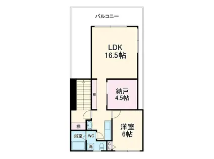 DACCORDビル(1SLDK/5階)の間取り写真