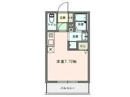 COSMO VILLA ATSUGI(ワンルーム/3階)の間取り写真