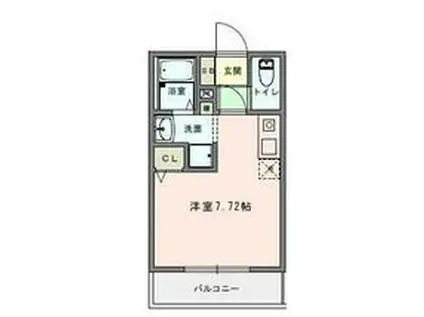 COSMO VILLA ATSUGI(ワンルーム/2階)の間取り写真