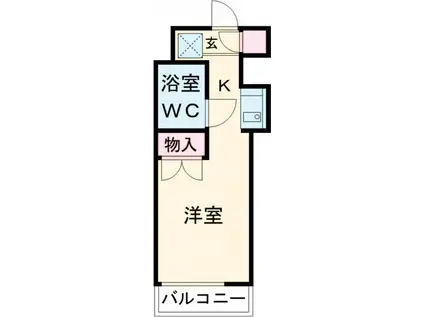 シャトレ・ナガシマ(ワンルーム/1階)の間取り写真