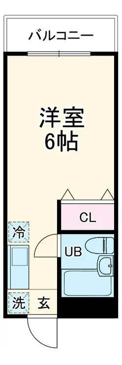 堀江新井マンション 4階階 間取り