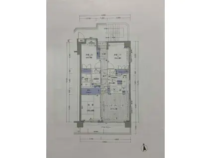 サンヴェール調布(3LDK/1階)の間取り写真