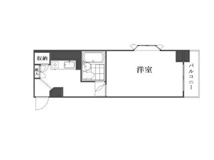 ネオアージュ横浜大通公園(1K/6階)の間取り写真