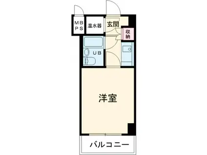 ライオンズマンション東池袋第2(1K/6階)の間取り写真