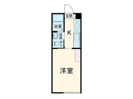 サンクトスコート五条室町(1K/4階)の間取り写真