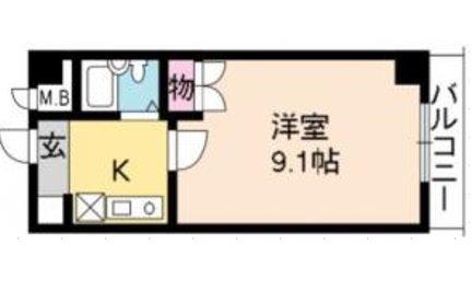 MAISON DE ELINA(1K/3階)の間取り写真