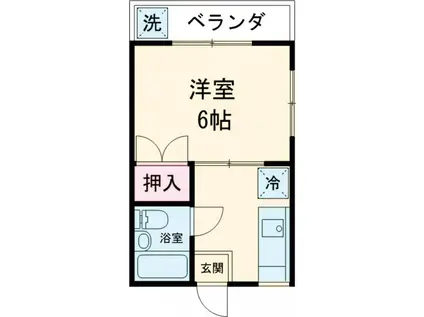 昭栄マンション(1K/3階)の間取り写真