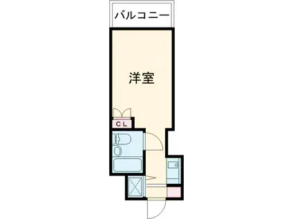 トップ明大前第三(ワンルーム/4階)の間取り写真