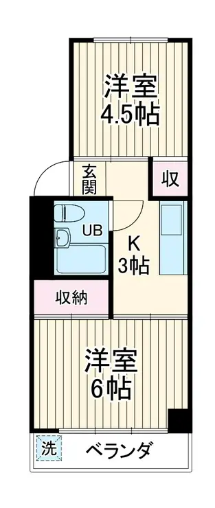 有賀マンション 3階階 間取り