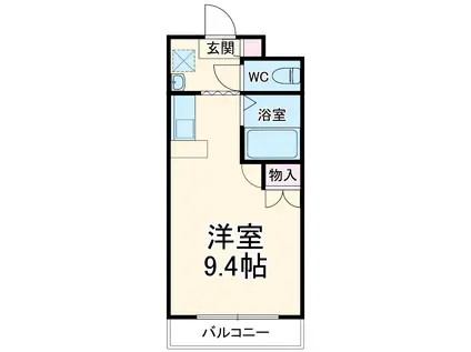 KS TOWER (ワンルーム/10階)の間取り写真
