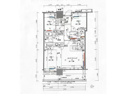 幕張ベイパーク クロスタワー&レジデンス(2LDK/3階)の間取り写真
