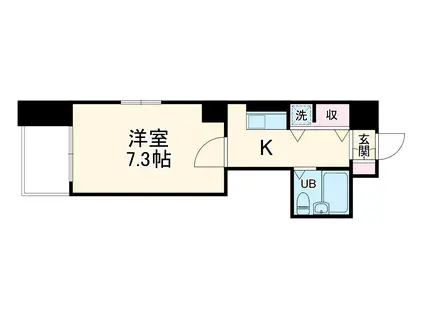 シグマケミカル名古屋ビル(1K/3階)の間取り写真