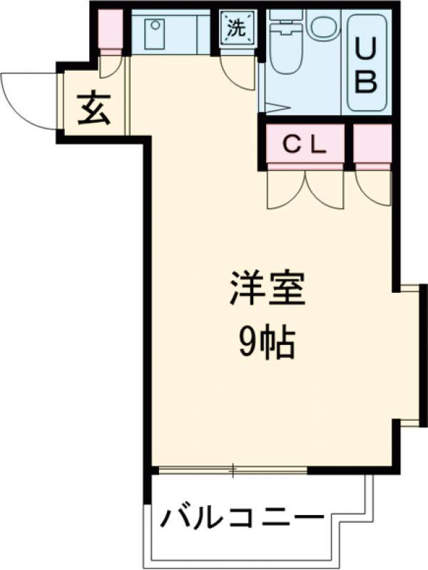 TS GARDEN都立大学Ⅱ(ワンルーム/1階)の間取り写真