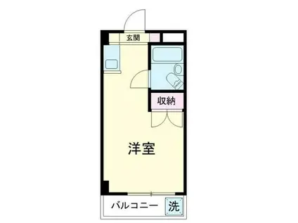 JLBグランエクリュ桜ヶ丘(ワンルーム/2階)の間取り写真