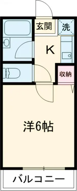 エクセル三鷹 1階階 間取り