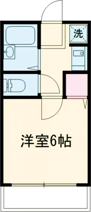 エクセル三鷹 1階階 間取り