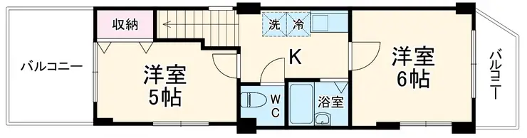 三ツ井ビルディング 5階階 間取り
