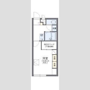 レオパレス住吉(1K/2階)の間取り写真