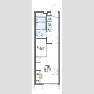 レオパレス森本北(1K/2階)の間取り写真