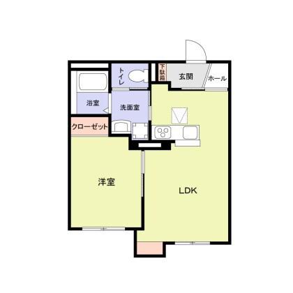 エムズ ヴィラ さいたま新都心(1LDK/2階)の間取り写真