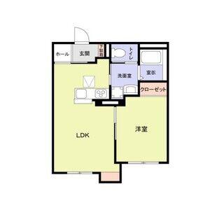 エムズ ヴィラ さいたま新都心(1LDK/2階)の間取り写真