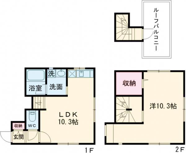 東京都新宿線 篠崎駅 徒歩6分 2階建 築11年