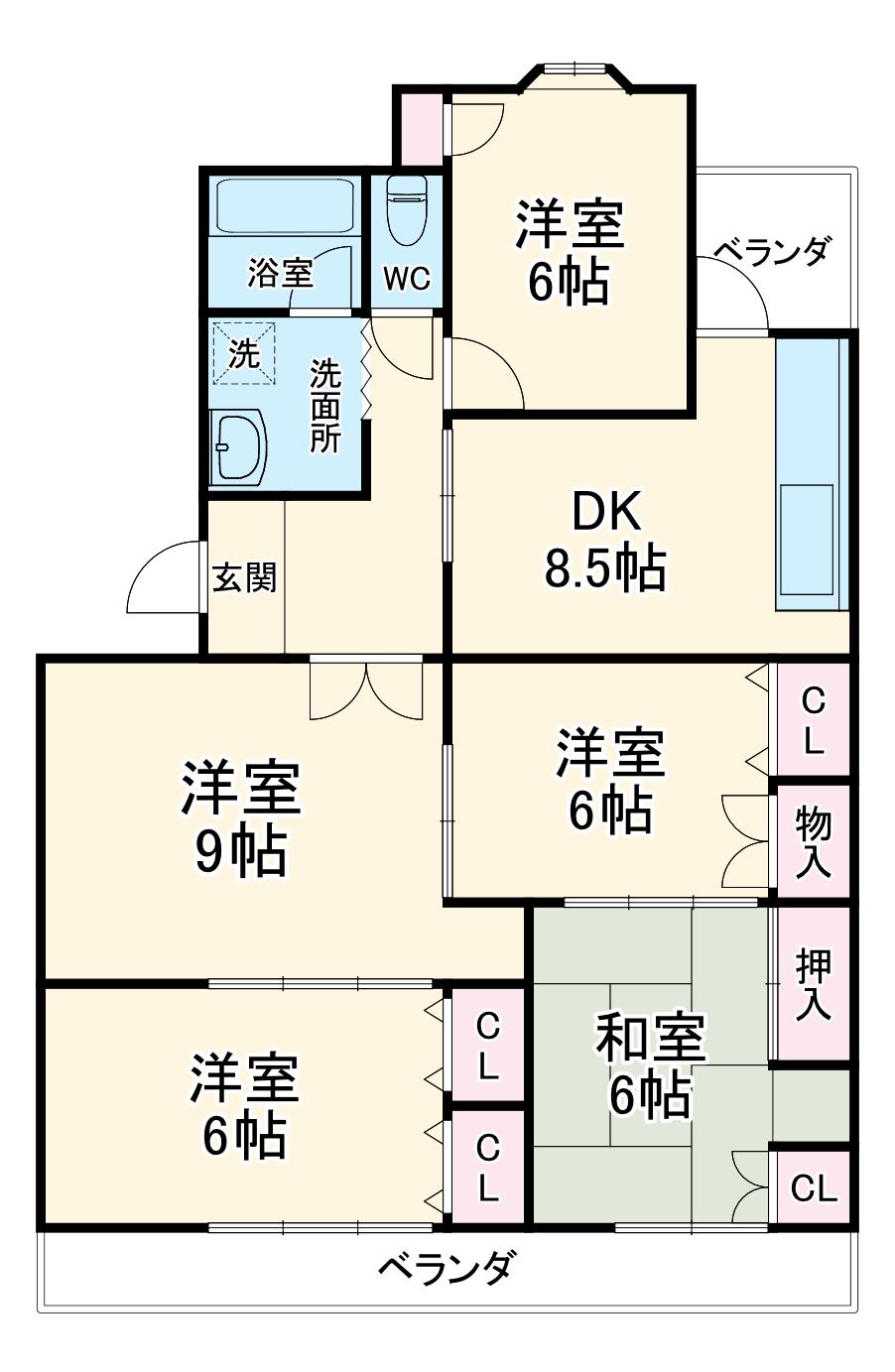植田山北3号棟