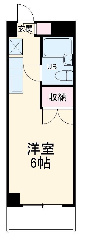 パークサイド並木(1K/3階)の間取り写真