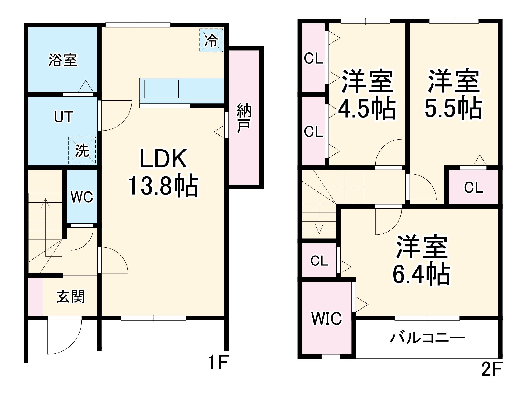 Ｇｒａｎｄ　Ｔｅｒｒａｃｅ　野々下(3LDK)の間取り写真