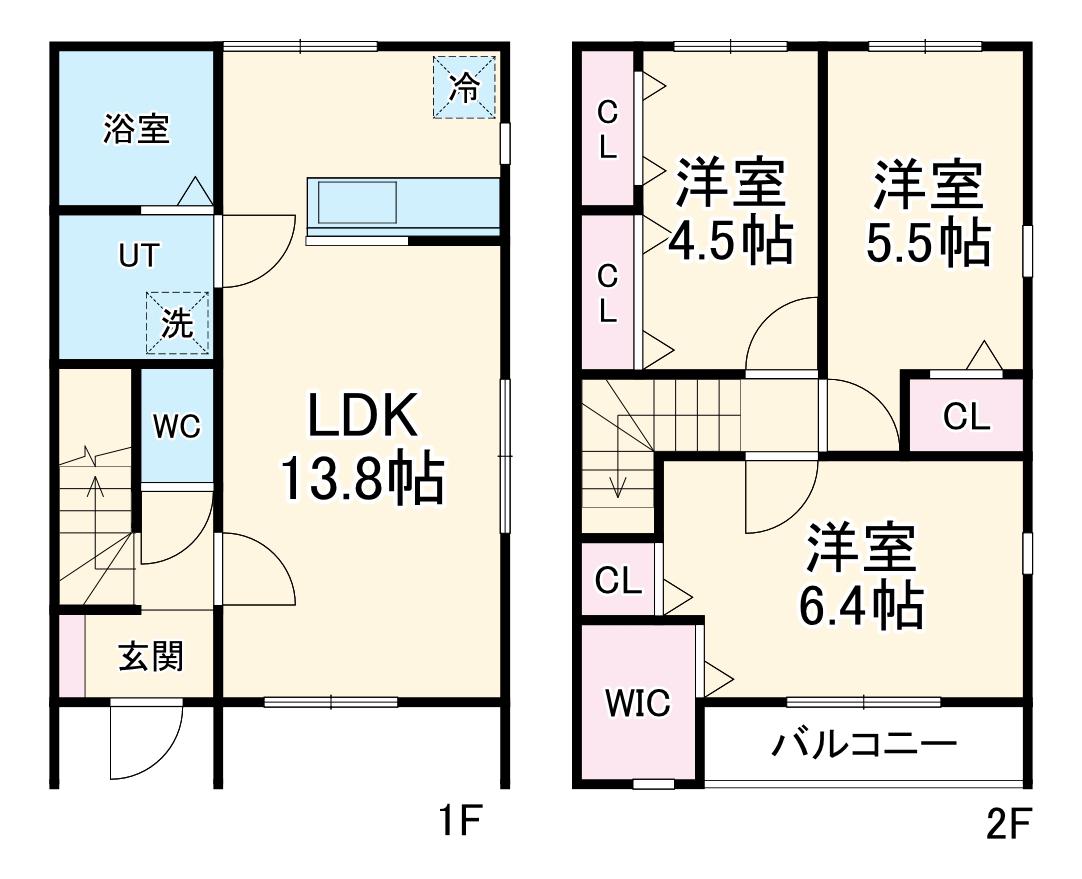 Ｇｒａｎｄ　Ｔｅｒｒａｃｅ　野々下(3LDK)の間取り写真