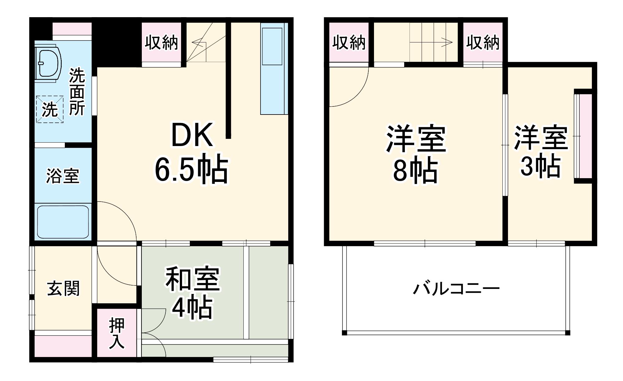 武蔵野線 西浦和駅 徒歩14分 2階建 築55年