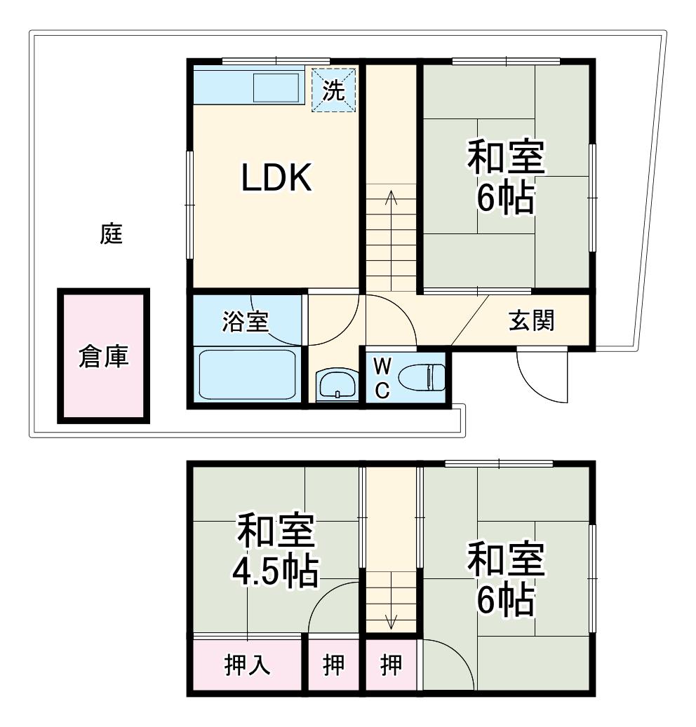京成電鉄本線 京成大和田駅 徒歩7分 2階建 築49年