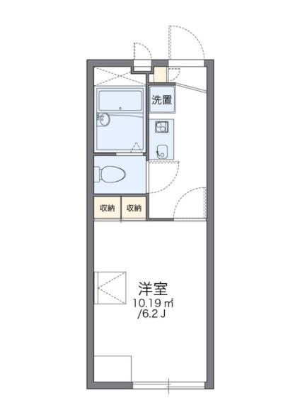 レオパレスMBM(1K/2階)の間取り写真