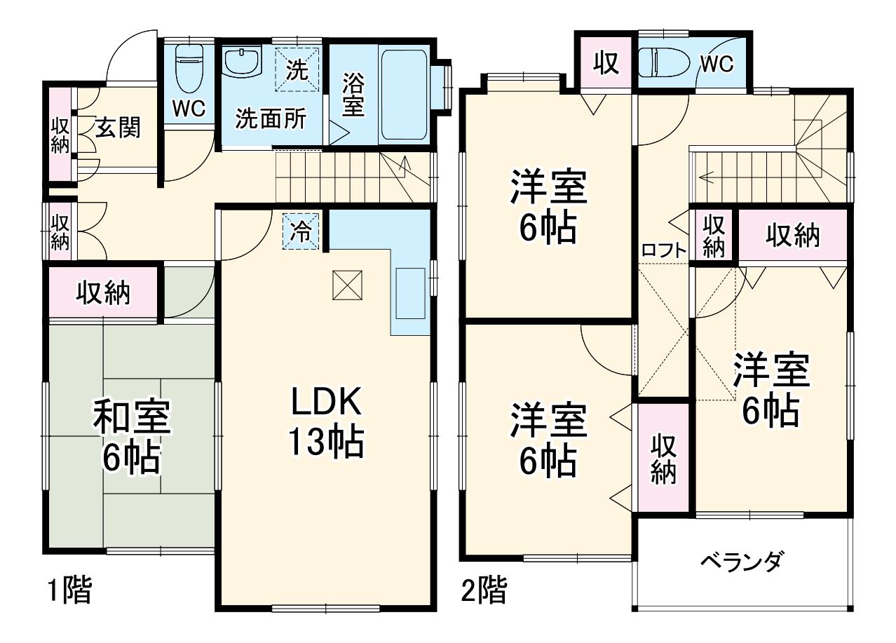 武蔵野線 東川口駅 徒歩16分 2階建 築30年