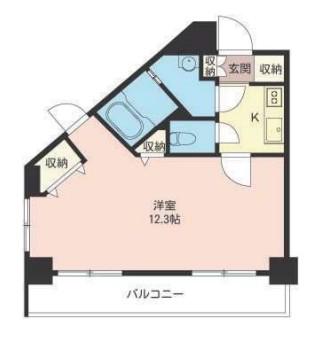LASANTE品川シーサイドⅠ(1K/5階)の間取り写真