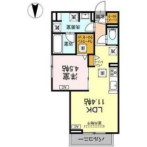 AVGI新瑞(1LDK/2階)の間取り写真