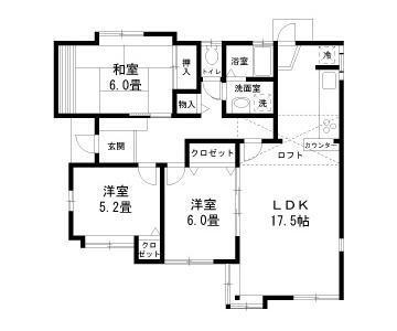 アーバンテラス等々力(3LDK)の間取り写真