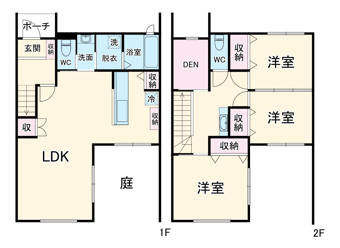 TOWAIE SOBUE(3LDK)の間取り写真
