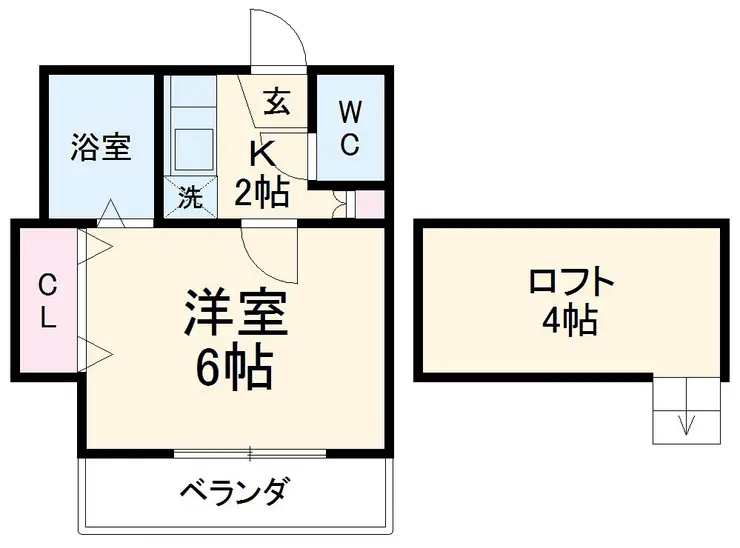 ヴィラグリーン津田沼 I 2階階 間取り