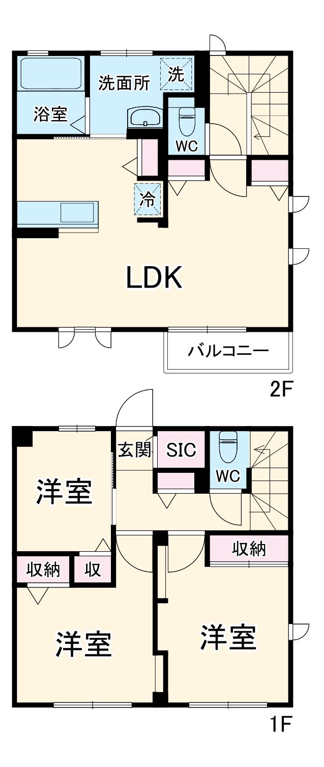 Ｍａｔｉｎｅｅ鵠沼(3LDK)の間取り写真