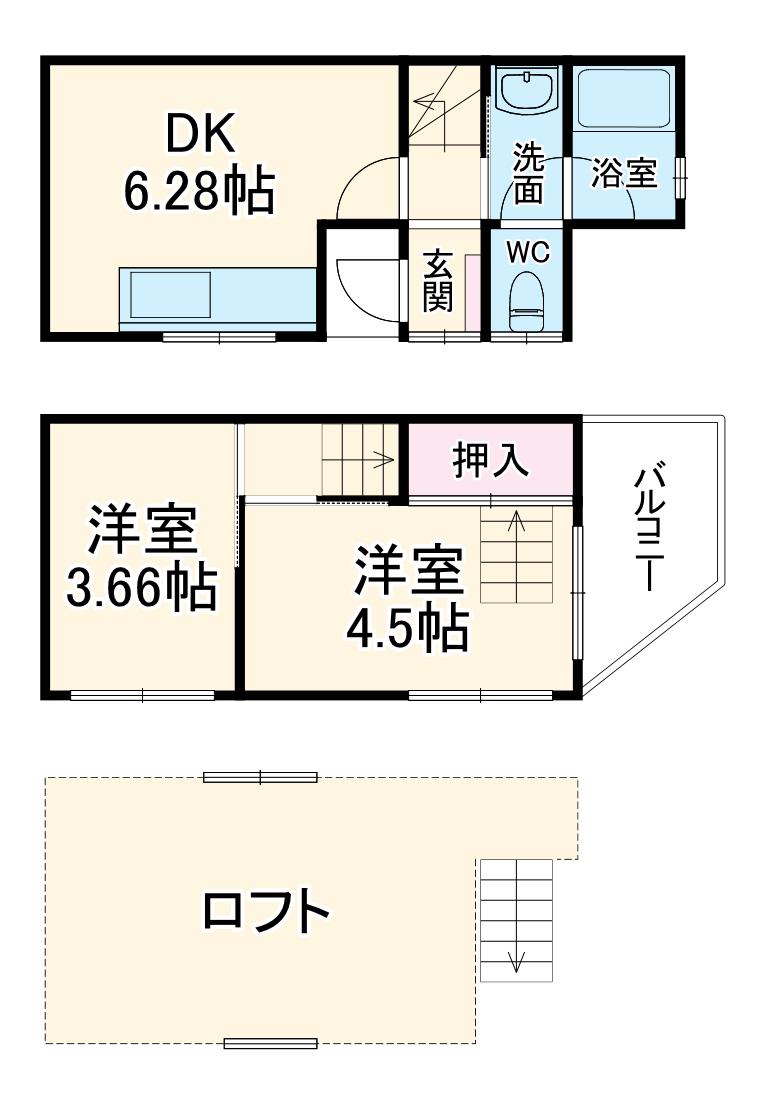 八雲中町貸家