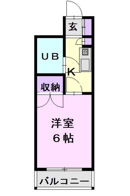 CASANOAH名古屋Ⅲ(1K/4階)の間取り写真