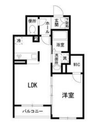 MAISON PHARE(1LDK/2階)の間取り写真