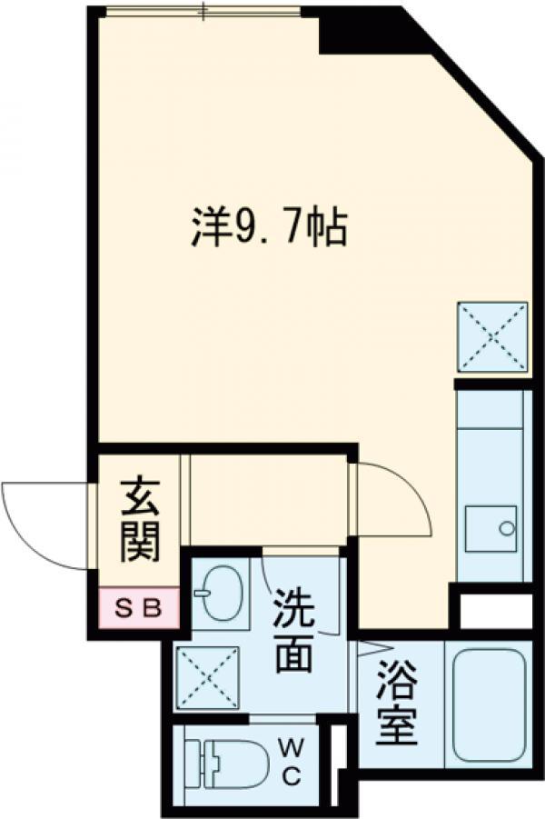 LUORE大塚(ワンルーム/5階)の間取り写真