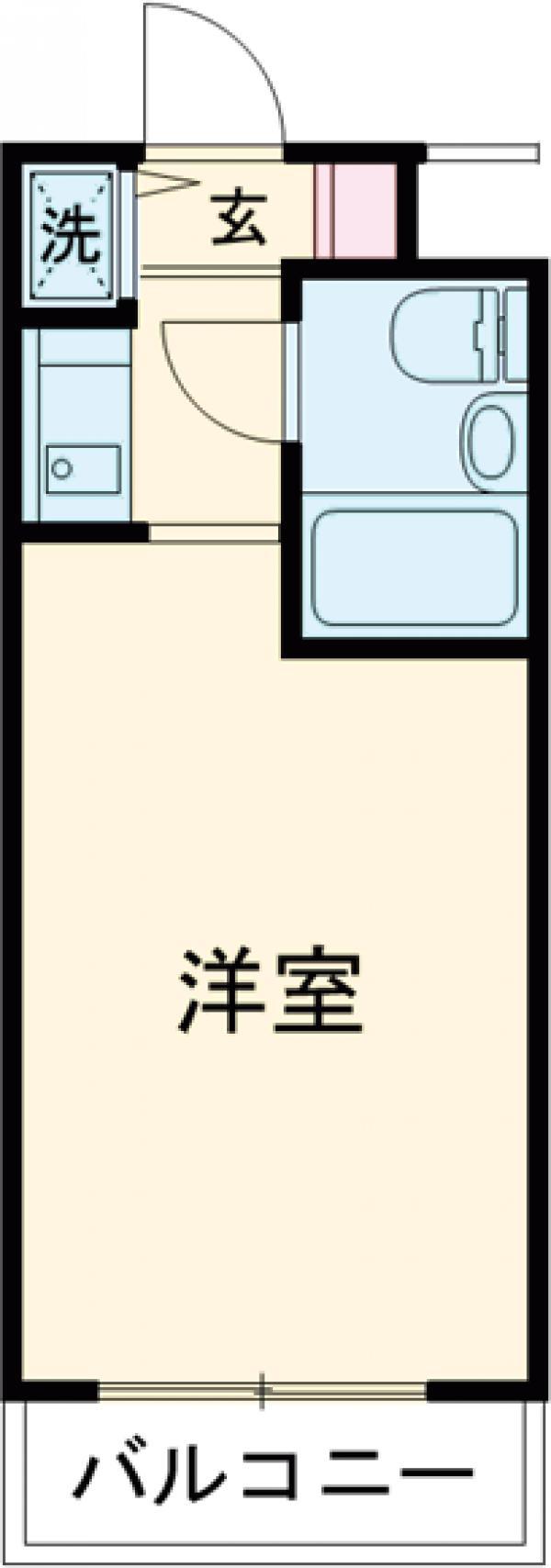 日神パレス下落合(ワンルーム/5階)の間取り写真