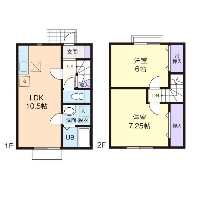 ＤＵＰＬＥＸ　ＰＵＲＥ　ＩＩ(2LDK)の間取り写真