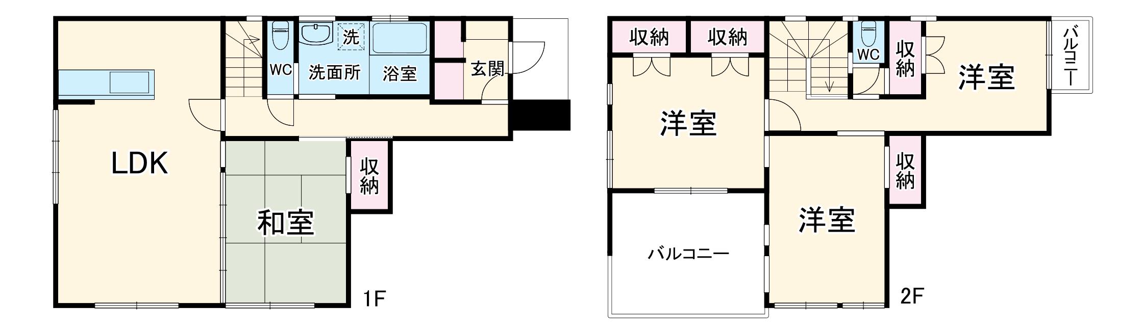 内房線 巌根駅 徒歩10分 2階建 築12年(4LDK)の間取り写真