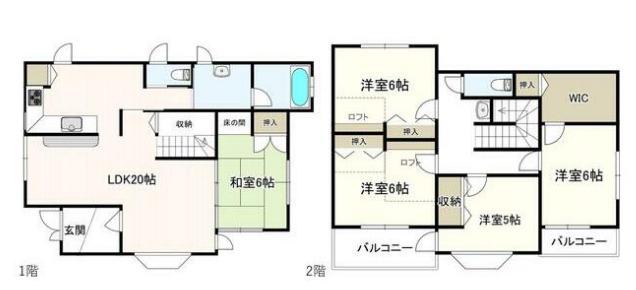 京成電鉄本線 勝田台駅 徒歩23分 2階建 築17年(5SLDK)の間取り写真