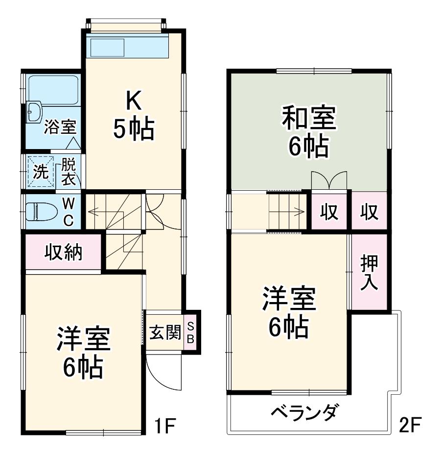 西武池袋・豊島線 入間市駅 徒歩36分 2階建 築53年