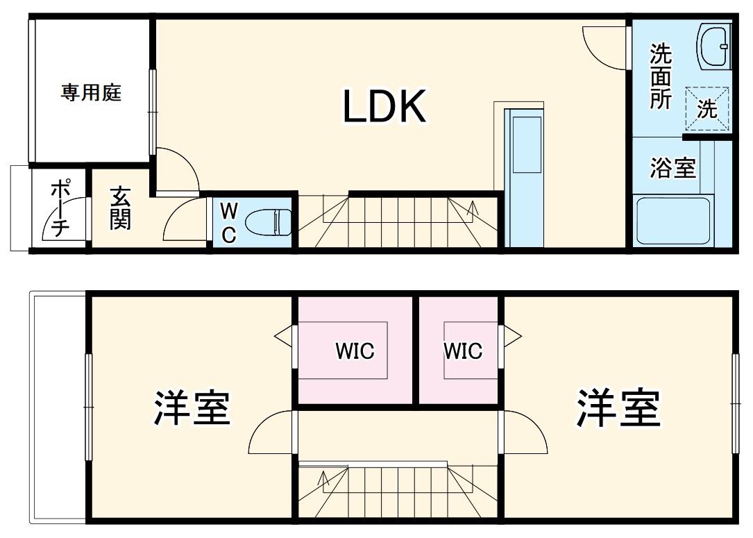 Ｌa long(2LDK)の間取り写真